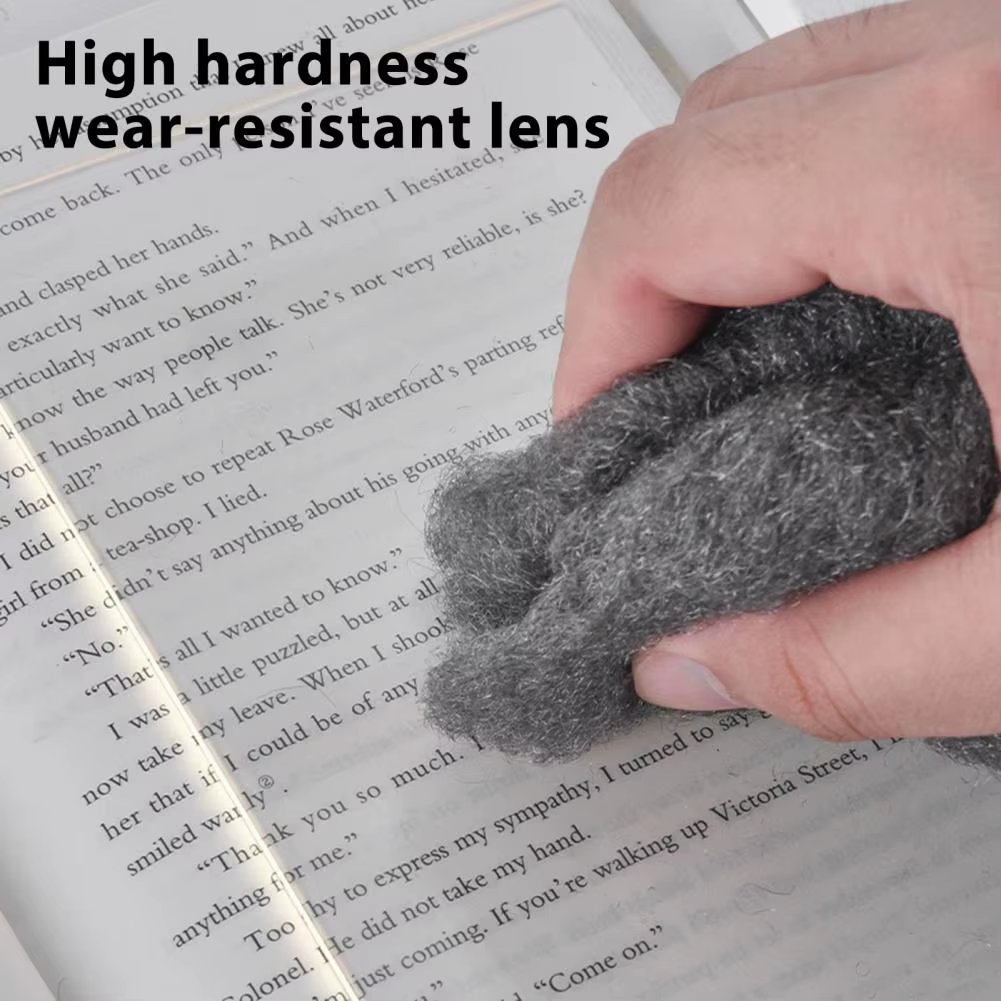 Ravel Rechargeable LED Flat Reading Lamp – Full‑Page Book Light with 3 Colors, Dimmable Panel & Timer