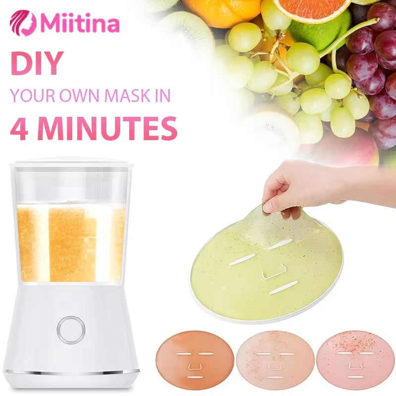 Electric DIY Face Mask Maker Machine – Natural Fruit & Vegetable Collagen Facial Device for At‑Home Skin Care