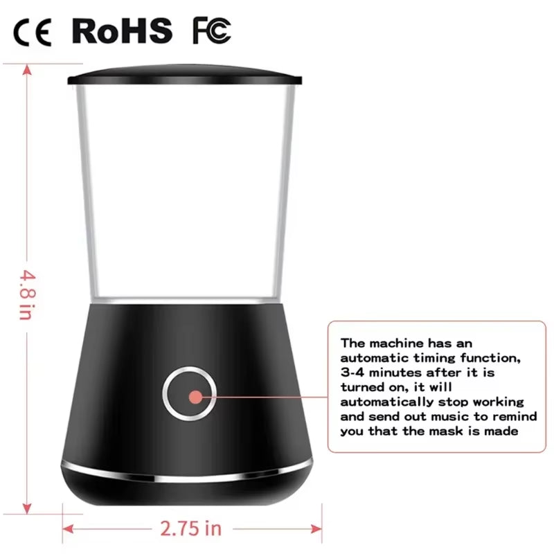 Electric DIY Face Mask Maker Machine – Natural Fruit & Vegetable Collagen Facial Device for At‑Home Skin Care